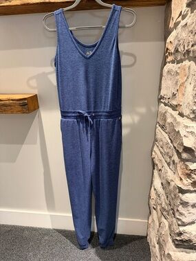 Lilly Pulitzer Girls Blue Sleeveless One-Piece Jumpsuit